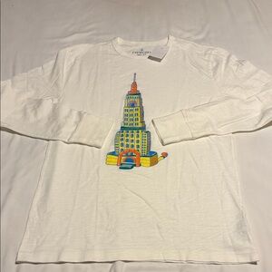 Crewcuts White Shirt with Blue Logo